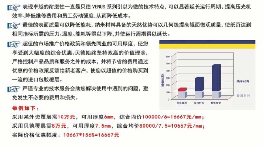 為什么選擇貝德將顯著降低包膠總成本？